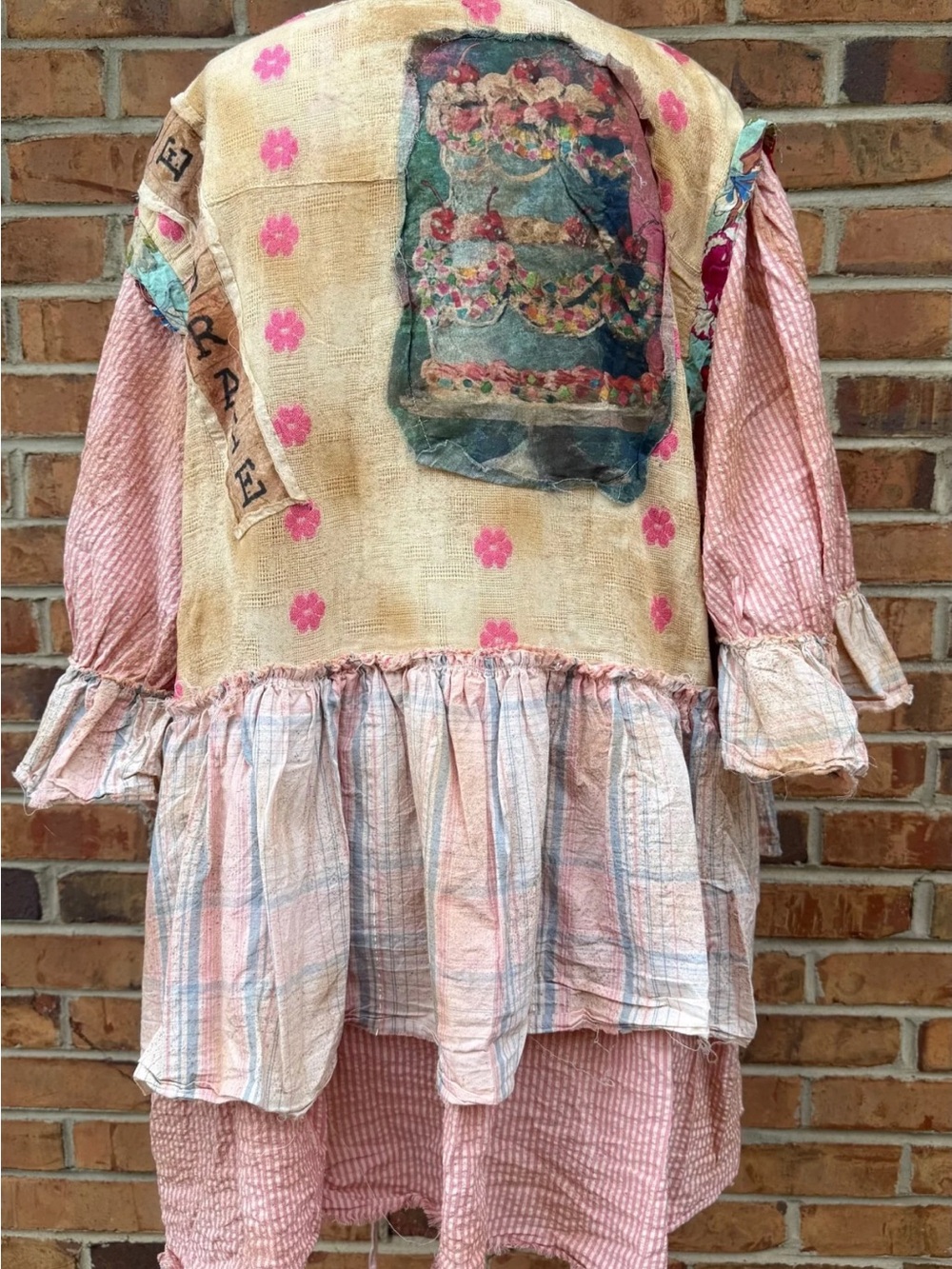 ❣️1 LEFT❣️🔥BRAND NEW Celebration Top by A Rare Bird, FUN WEARABLE ART - Picture 7 of 8